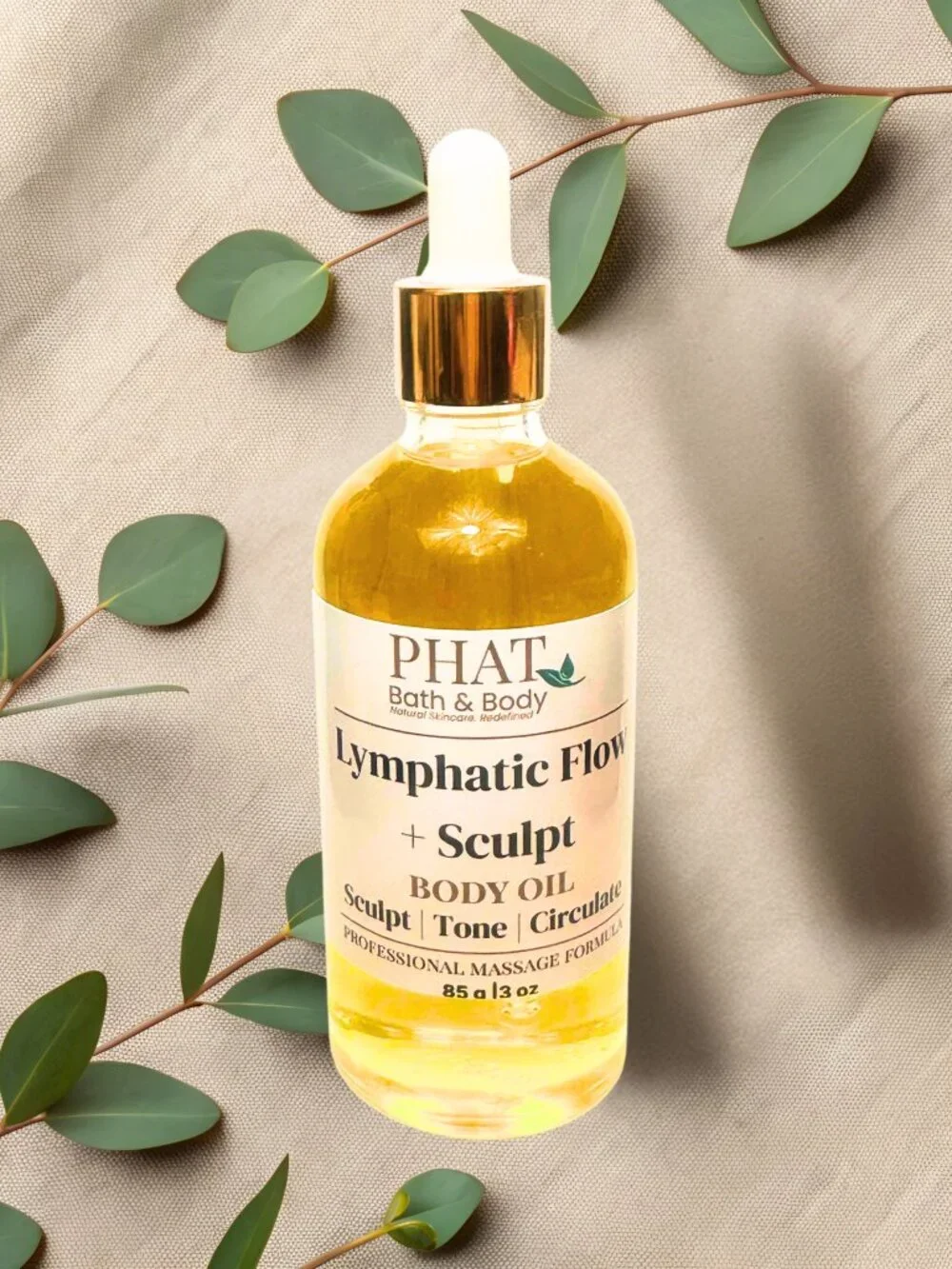Phat Bath & Body Lymphatic Flow + Sculpt Body Oil
